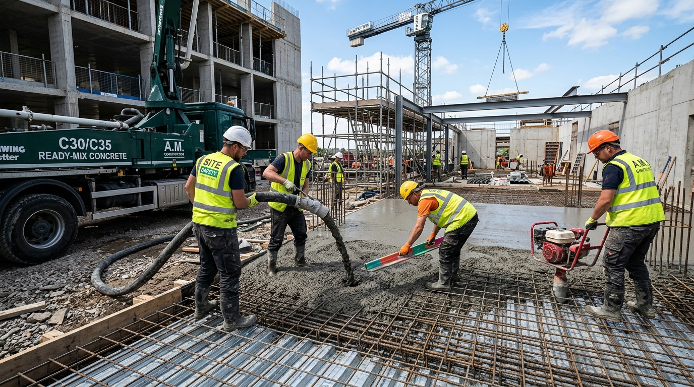 C30 C35 Hazır Beton Dökümü İstanbul